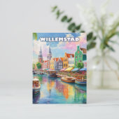 Willemstad: Vibrant Colors of the Caribbean ポストカード (スタンド正面)