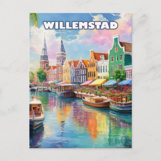 Willemstad: Vibrant Colors of the Caribbean ポストカード (正面)