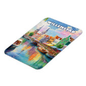 Willemstad: Vibrant Colors of the Caribbean マグネット (左側)