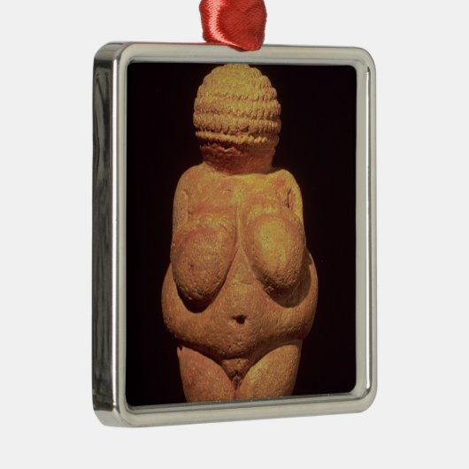 Willendorfの豊饒神のシンボルの金星 メタルオーナメント (右)