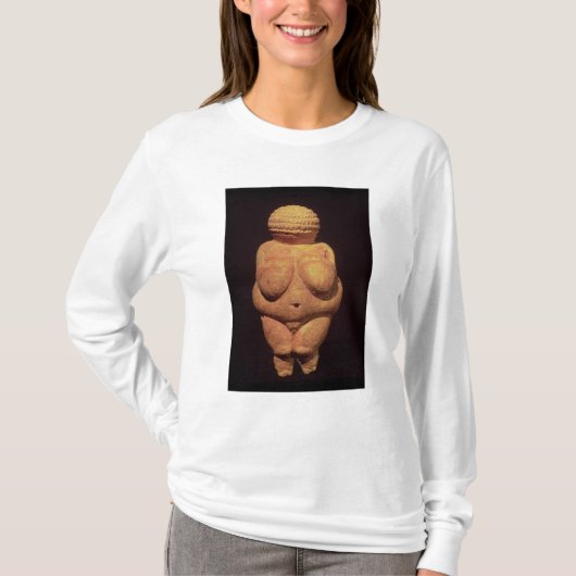 Willendorfの豊饒神のシンボルの金星 Tシャツ (正面)