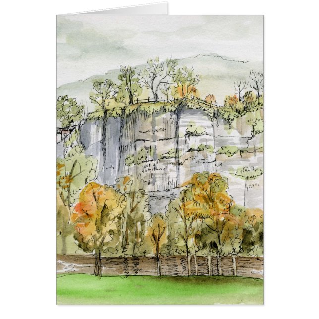 "Willersleyの城"ダービーシャー、イギリスからの眺め (正面)