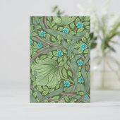 William 忘れ Morrisの壁紙-Me-Nots サンキューカード (スタンド正面)