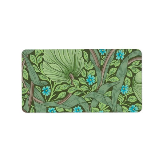 William 忘れ Morrisの壁紙-Me-Nots ラベル (正面)