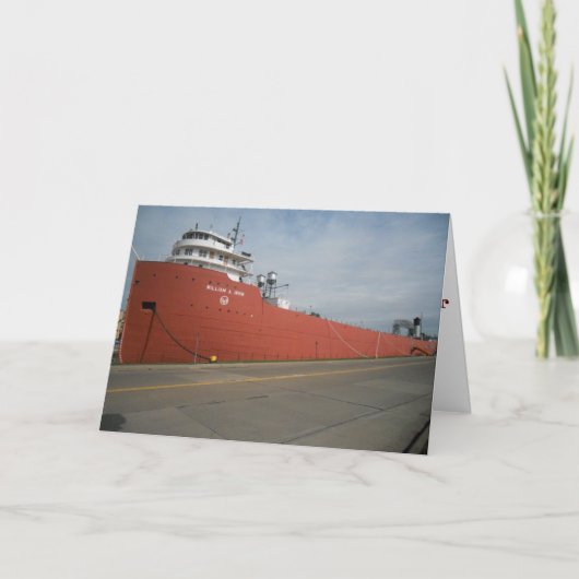 "WILLIAM A. IRVIN & ランドマーク" 快気祝いカード カード (正面)