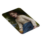 William-Adolphe Bouguerauによるリンゴの少女 マグネット (右側)