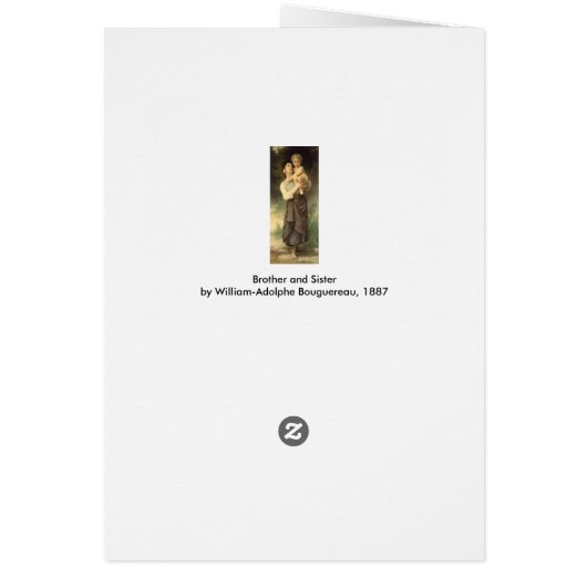 William Adolphe Bouguerauの兄妹 (裏面)