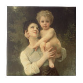 William Adolphe Bouguerauの兄妹 タイル (正面)