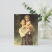 William Adolphe Bouguerauの兄妹 ポストカード (スタンド正面)