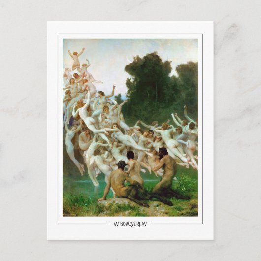 William-Adolphe Bouguerau #3 -ファインアート ポストカード (正面)