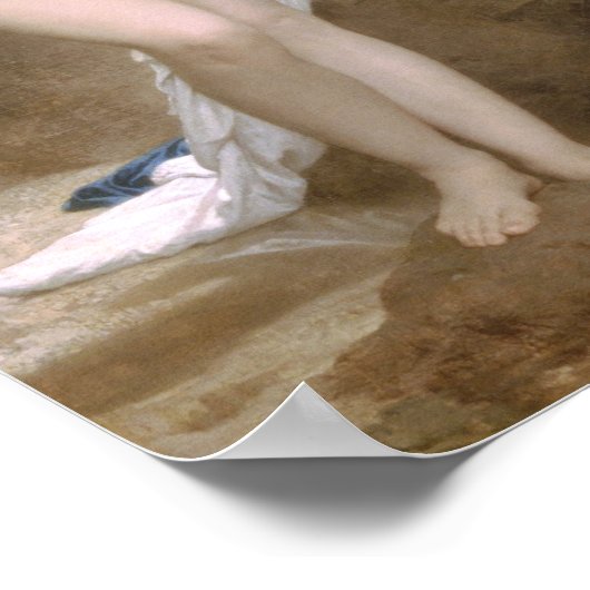 William-Adolphe Bouguereau-Bather ポスター (角)
