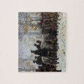 William B. T. Tregoによるバレー・フォージへの行進 ジグソーパズル (縦)