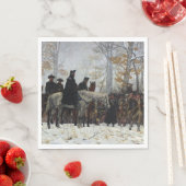 William B. T. Tregoによるバレー・フォージへの行進 スタンダードランチョンナプキン (インサイチュ)