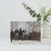 William B. T. Tregoによるバレー・フォージへの行進 ポストカード (スタンド正面)