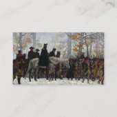 William B. T. Tregoによるバレー・フォージへの行進 名刺 (正面)