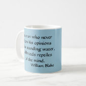 William Blake* やる気を起こさせる Mug コーヒーマグカップ (正面左)