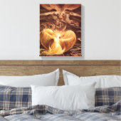 William Blake – 大きな赤い龍と女性 キャンバスプリント (インサイチュ (寝室))