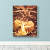 William Blake – 大きな赤い龍と女性 キャンバスプリント (インサイチュ (ウッドフロア))