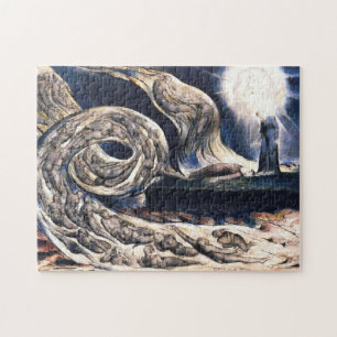 William Blake Lovers' Whirlwind illustrates Hell ジグソーパズル