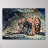 William Blake Nebuchadnezzar ポスター (正面)