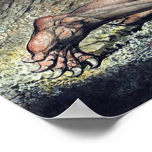 William Blake Nebuchadnezzar ポスター (角)