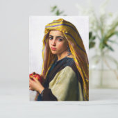 William BouguerauのPomegranateを持つ女の子 サンキューカード (スタンド正面)