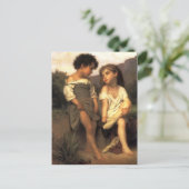 William Bouguerau – 小川の端で ポストカード (スタンド正面)