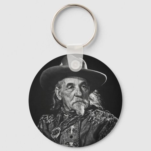 William Buffalo Bill Cody Vintage Portrait キーホルダー (正面)