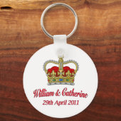 William & Catherine 2011年4月29日 キーホルダー (正面)
