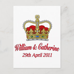 William & Catherine 2011年4月29日 ポストカード