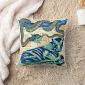 William * De Morgan Snake Tiger | クッション (ブランケット)