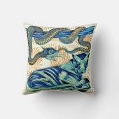 William * De Morgan Snake Tiger | クッション (裏面)