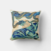 William * De Morgan Snake Tiger | クッション (正面)