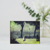 William Glackens - East River Park (c. 1902) ポストカード (スタンド正面)