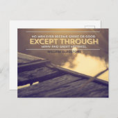 William Gladstone感動的引用文「ミス」 ポストカード (正面/裏面)