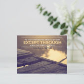 William Gladstone感動的引用文「ミス」 ポストカード (スタンド正面)