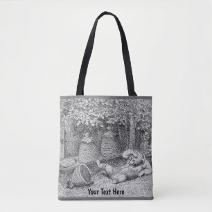 William H. Beard - Bear Stung by Bees トートバッグ