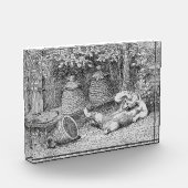 William H. Beard - Bear Stung by Bees フォトブロック (左)