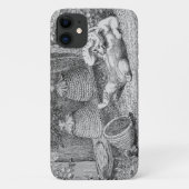 William H. Beard - Bear Stung by Bees Case-Mate iPhoneケース (裏面)