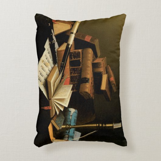 William Harnettによるファインアート アクセントクッション (正面(垂直))