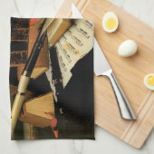 William Harnettによるファインアート キッチンタオル (四つ折り)