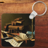 William Harnettによるファインアート キーホルダー (裏面)