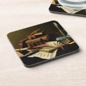 William Harnettによるファインアート コースター (左側)