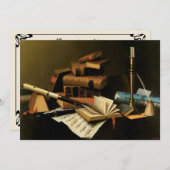 William Harnettによるファインアート 招待状 (正面/裏面)