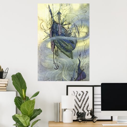 William Heath Robinson – 英語の歌 ポスター (ホームオフィス)