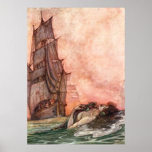 William Heath Robinson – 英語の歌 ポスター (正面)