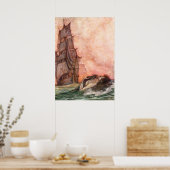 William Heath Robinson – 英語の歌 ポスター (キッチン)