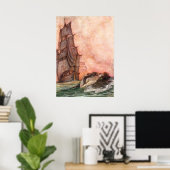 William Heath Robinson – 英語の歌 ポスター (ホームオフィス)