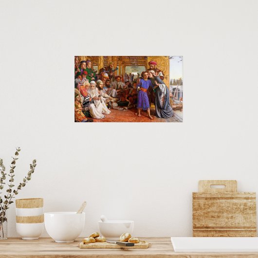 William Holman Hunt The Finding of the Saviour ポスター (キッチン)