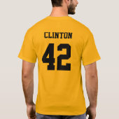 William Jefferson Clinton "42"ティー Tシャツ (裏面)